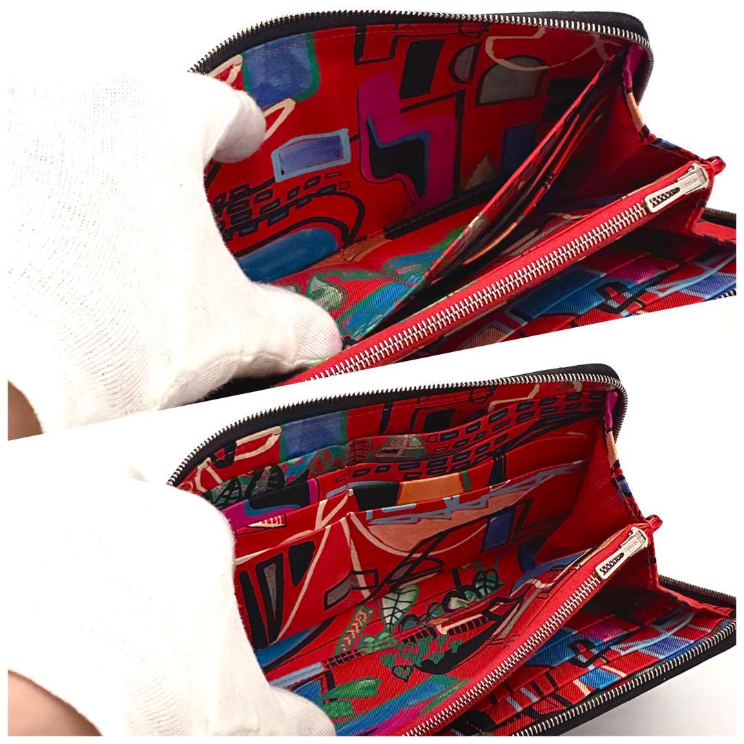 大特価✨赤字の為値下げ不可❣️HERMES長財布★アザップロング★シルク★ブラック