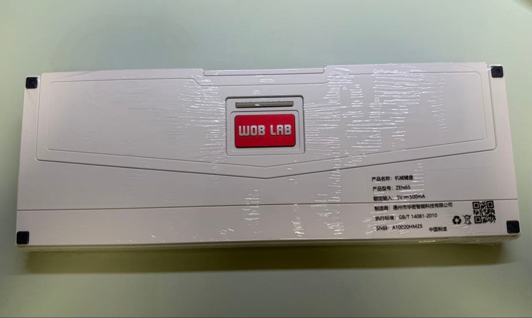 キーボード WOBKEY ZEN 65 Ultra white-gold