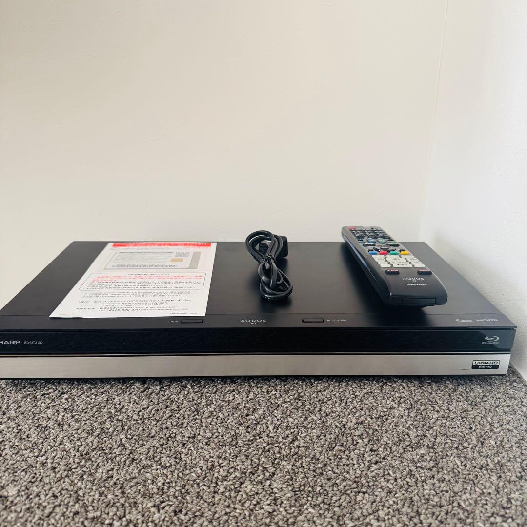 【動作確認済】SHARP AQUOS BD-UT2100 2TB