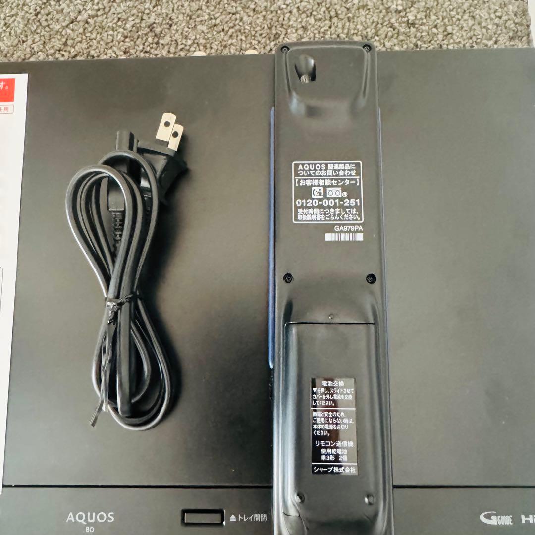 【動作確認済】SHARP AQUOS BD-UT2100 2TB