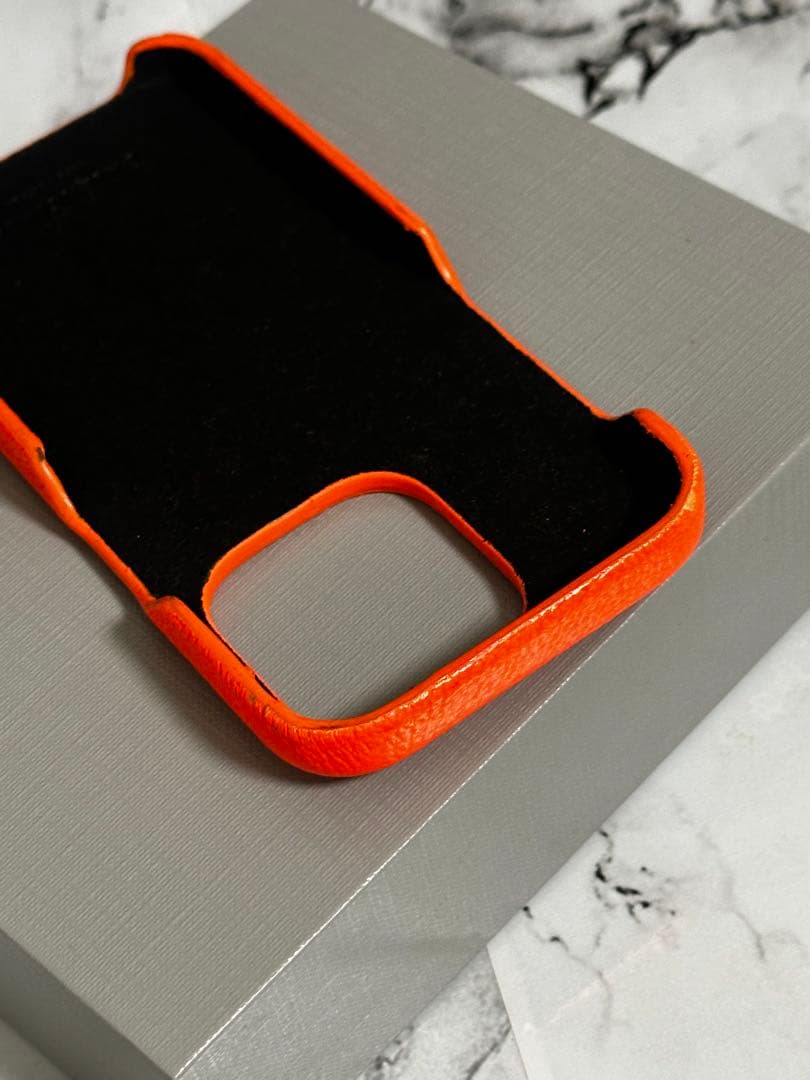 BALENCIAGA オレンジ iPhone14プロスマホケース