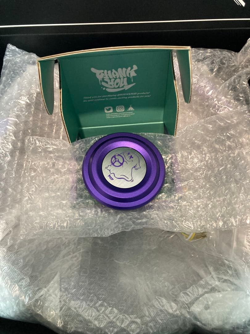 け*ん様 GHOST EXPOD purple グラデーション ホーンボタン付き