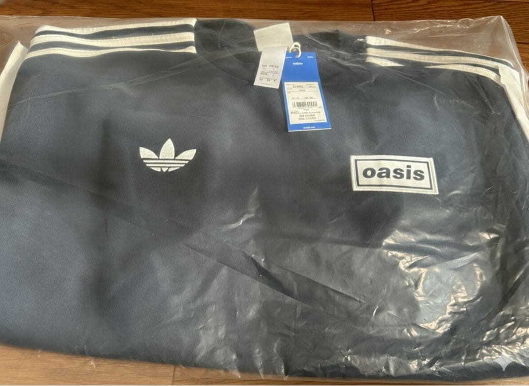 【新品未開封】adidas×Oasis オーバーサイズクルーネックスウェット L