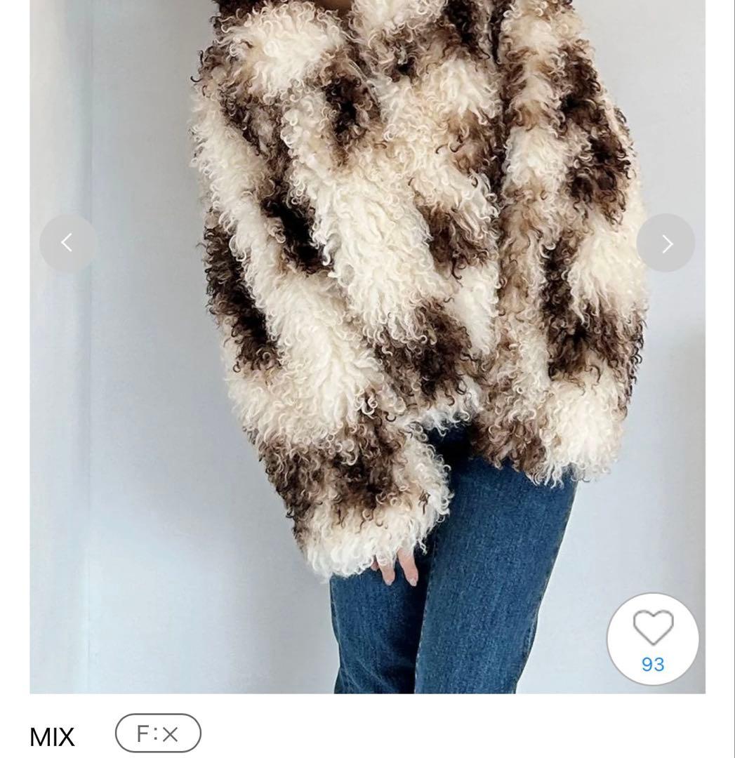 SNIDEL スナイデル　ファーショートコート