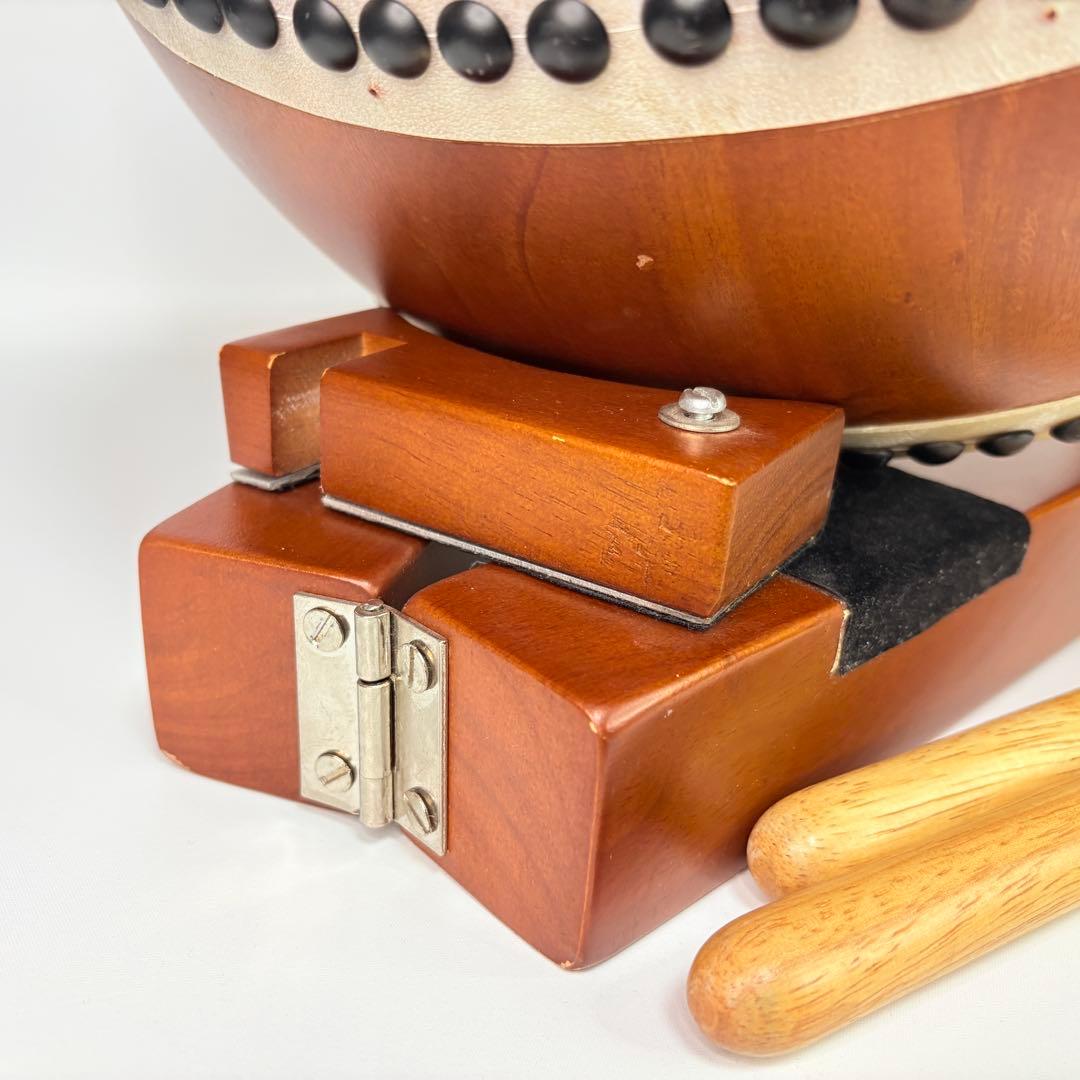 ✨美品✨ キッズパーカッション 和太鼓 スタンド付 バチ付