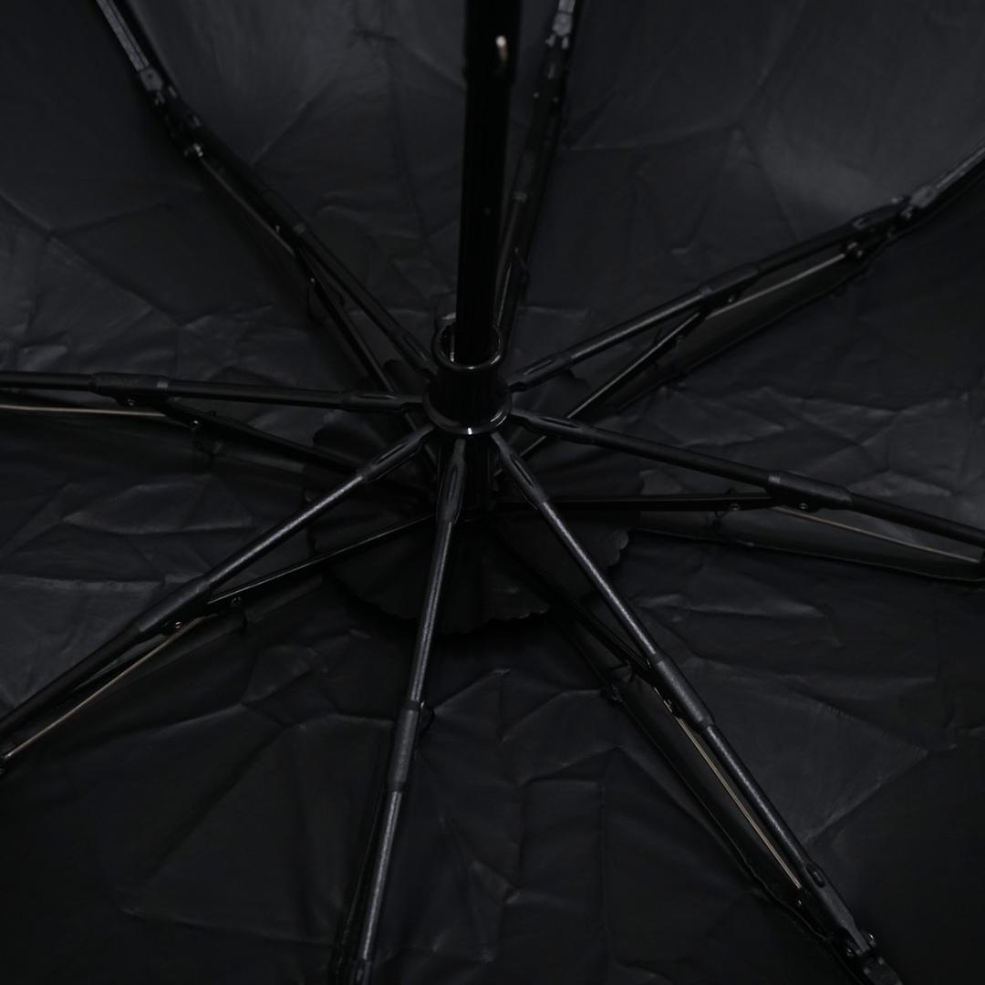 完全遮光 日傘 芦屋ロサブラン USED美品 3段 ブラック×ピンク UV 遮熱