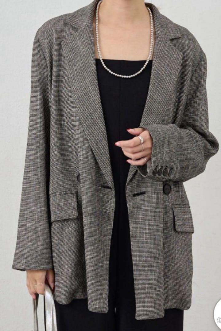 最終値下げ！SHENERY シーナリー　からみ織ダブルジャケット