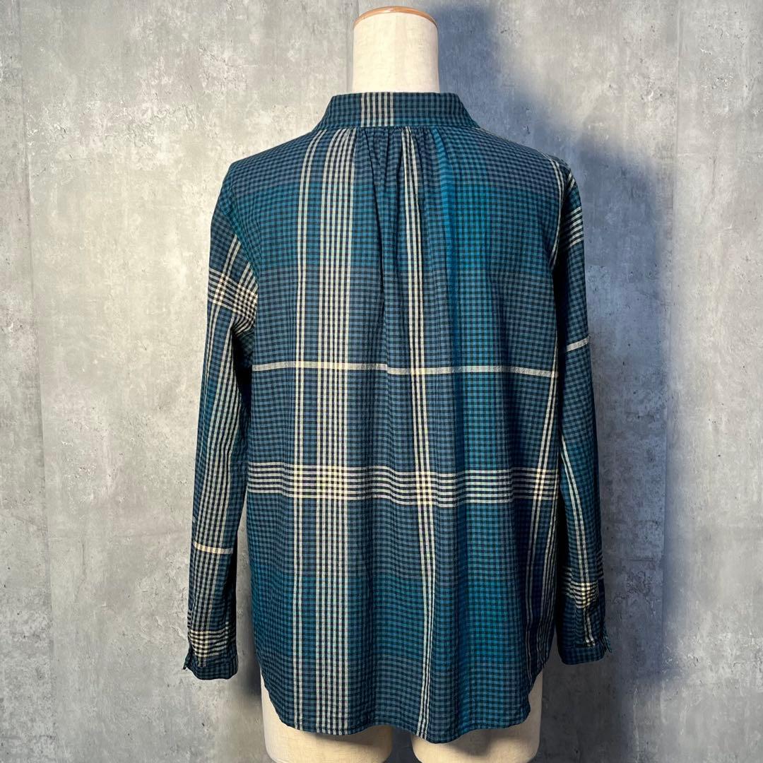 パラスパレス 好配色チェック柄 バンドカラーシャツ 2025SS 近年モデル