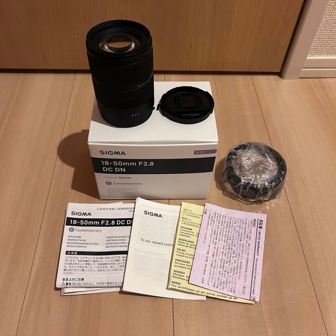 SIGMA 18-50mm F2.8 DC DN 保証書付