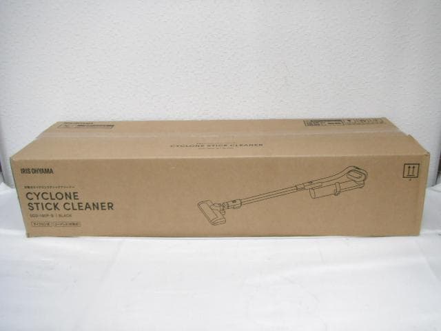 アイリスオーヤマ 充電式 サイクロンスティッククリーナー SCD-185P-B
