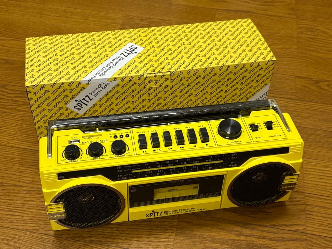 限定★スピッツ「ひみつスタジオ」Bluetooth 対応 ステレオラジカセ