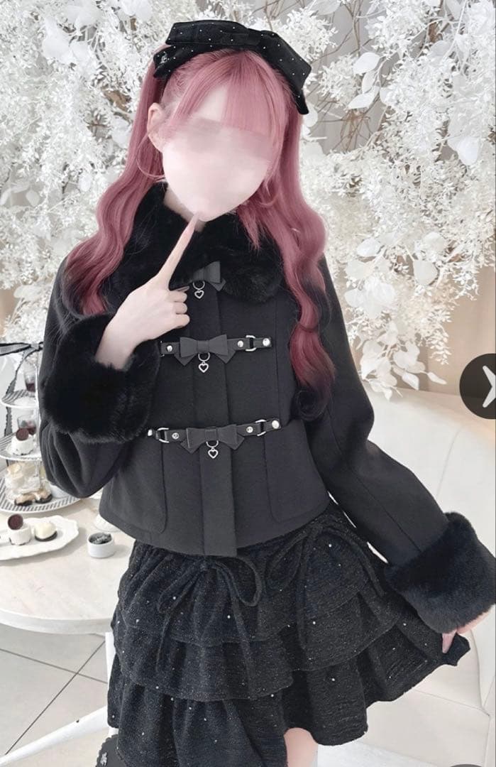 ミシェルマカロン　ハニーミュウ　honey mew ショート　コート F