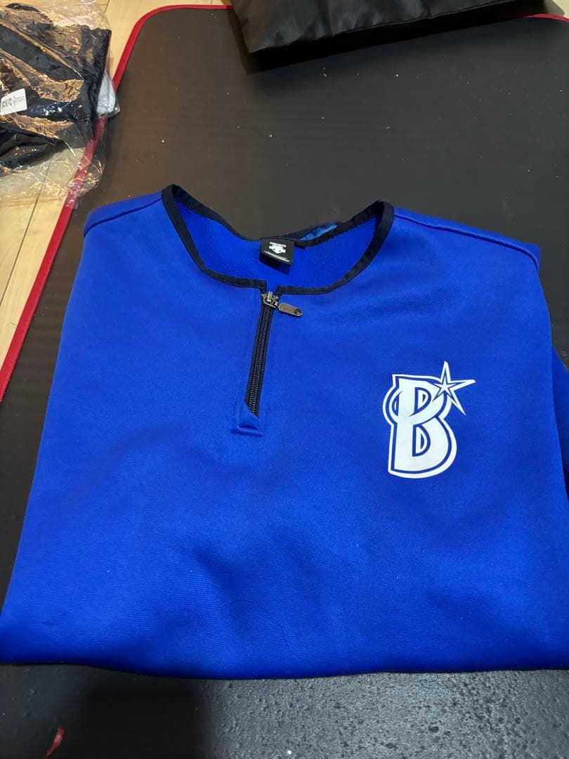 Mizuno 青 トレーニングウェア Bロゴ