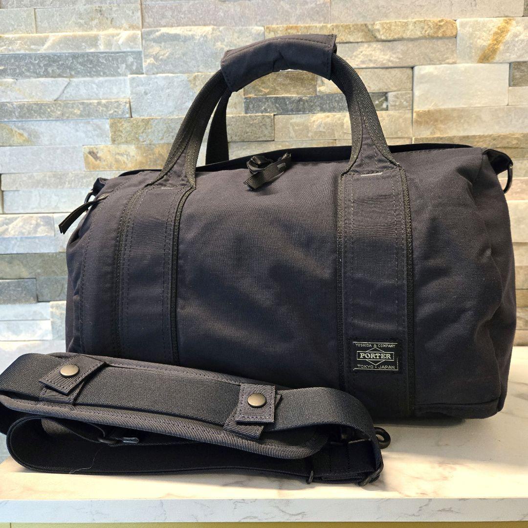 PORTER　ポーター　ボストンバッグ　ショルダー　ハンドバッグ　紺