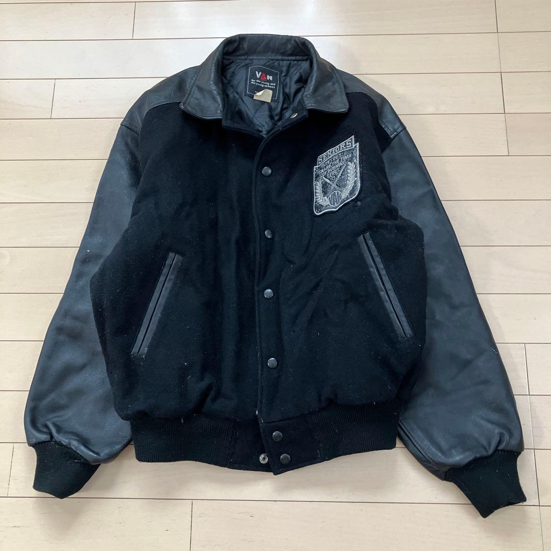 10.31 VAN JAC ヴァンヂャケット スタジャン ブラックBig One