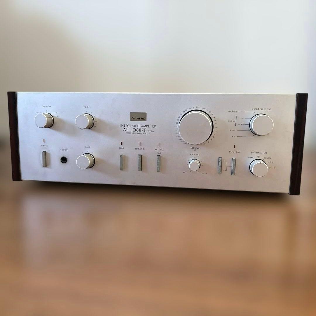 サンスイ　プリメインアンプ　AU-D607F EXTRA ジャンク品　取説付き