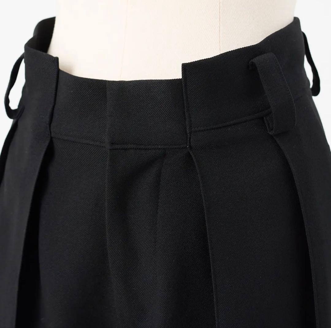 Cygne シーニュ ハイウエストタックワイドパンツ Lara