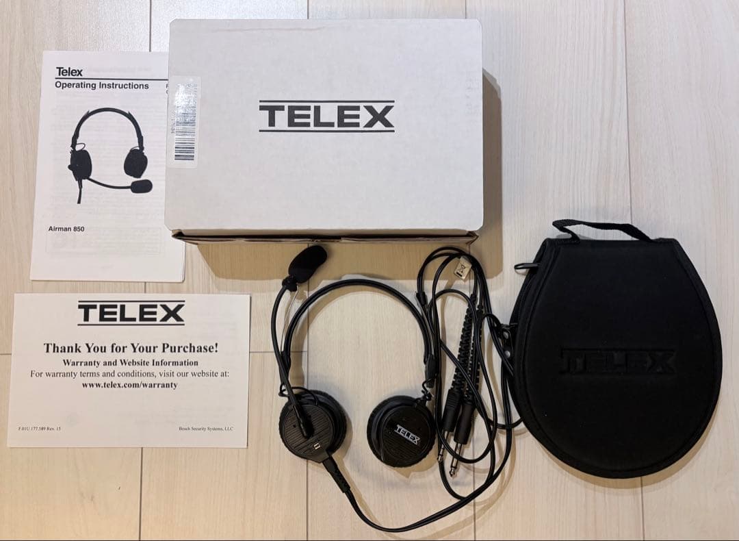 ヘッドホン TELEX AIRMAN 850