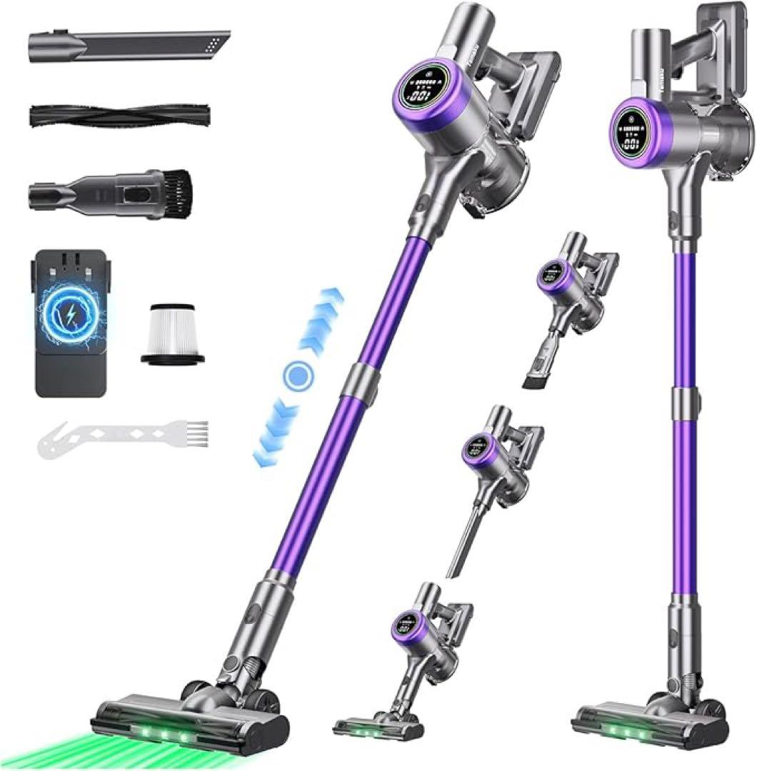 新品未使用コードレス掃除機2026モデル90KPa超強力吸引LED液晶 PSE