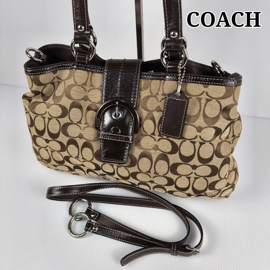 【美品】COACH コーチ ソーホー 2way ショルダーバッグ 4856