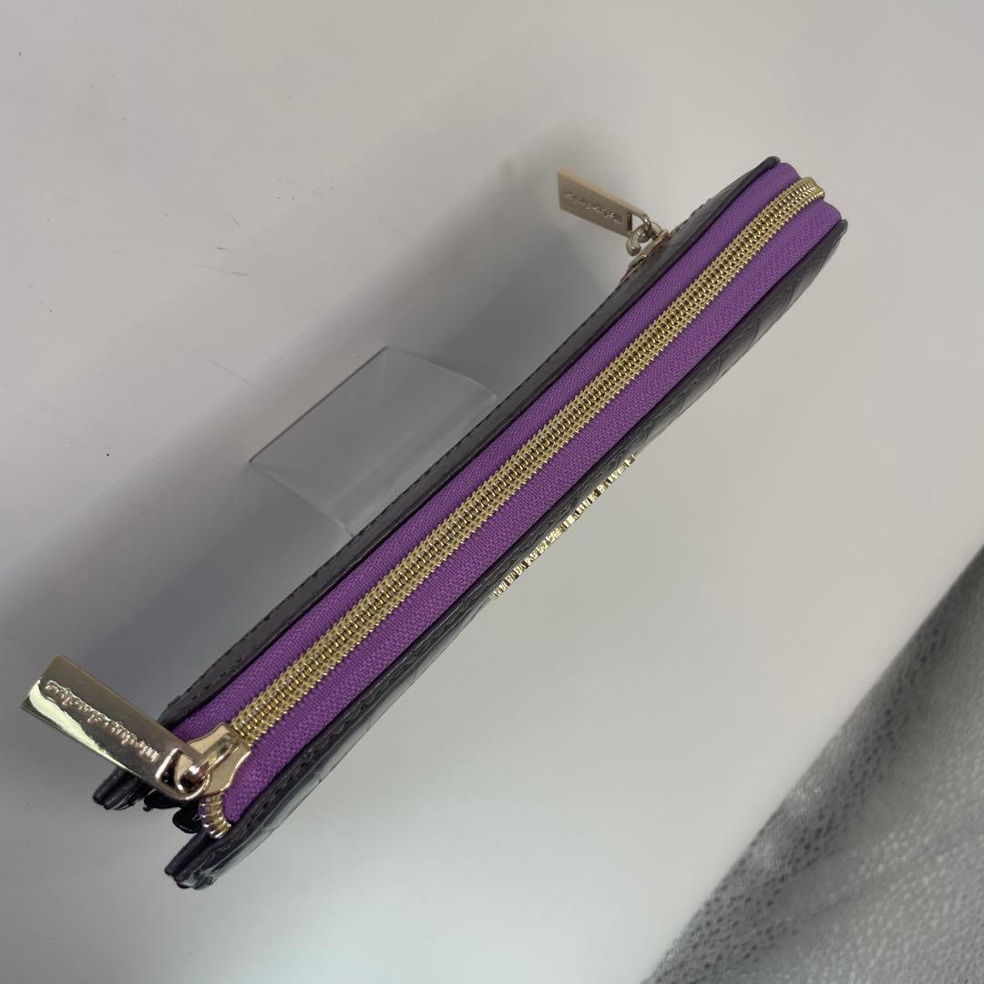 モーダプリンチペ　L字ファスナー　クロコ型押し　長財布　ロングウォレット