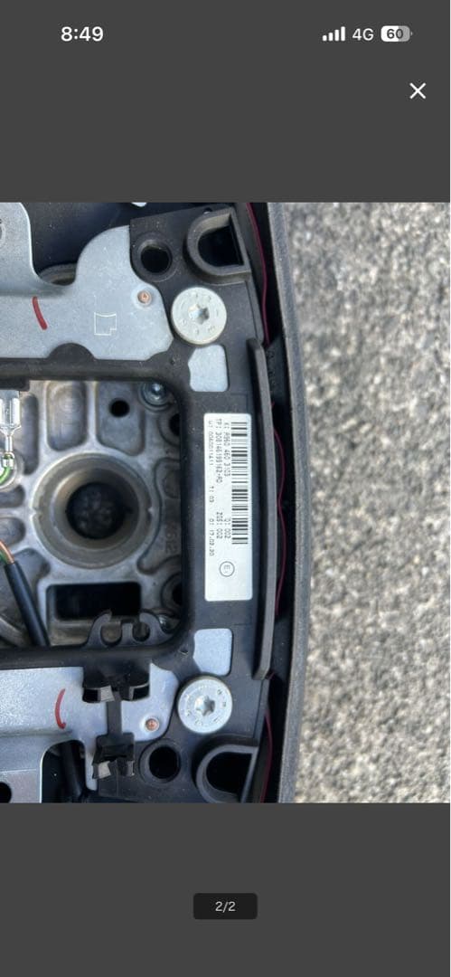 17 スーパーグレート　ハイグレード　本革巻き？　純正ステアリング　スイッチ付き