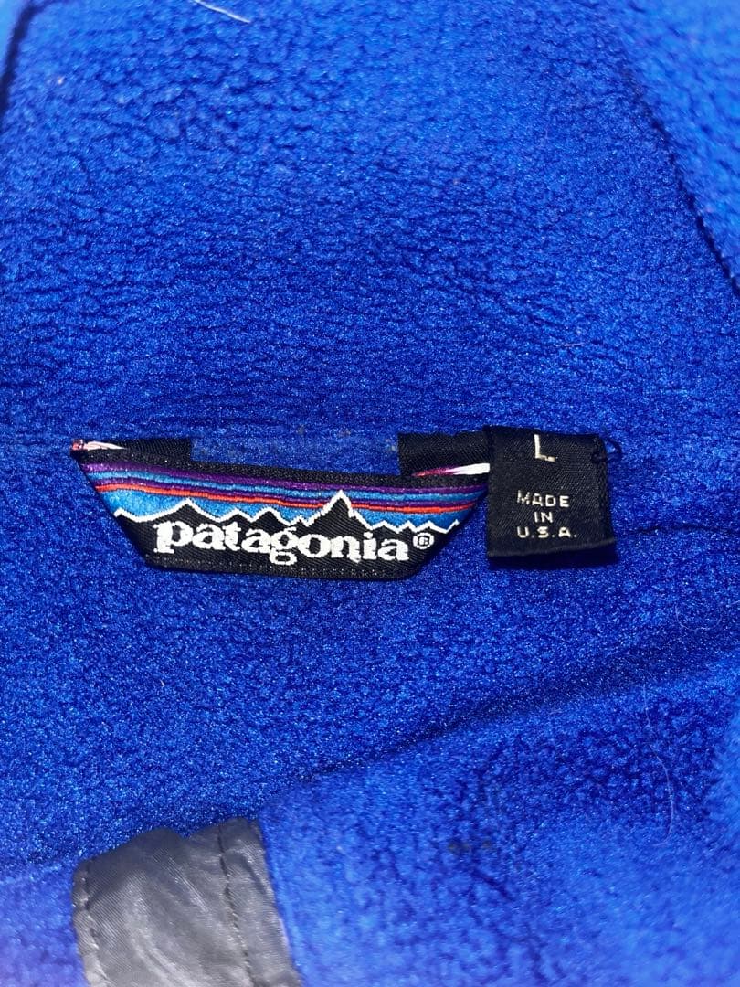 Patagonia シェルドシンチラジャケット　ダークグレー　90s