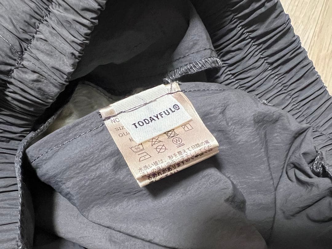 todayful／Nylon Line Pants