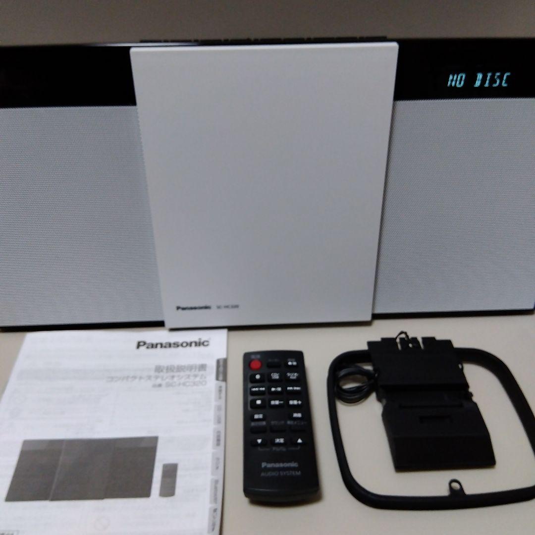 ひらり　パナソニック　コンパクトステレオシステム　SC-HC320-W