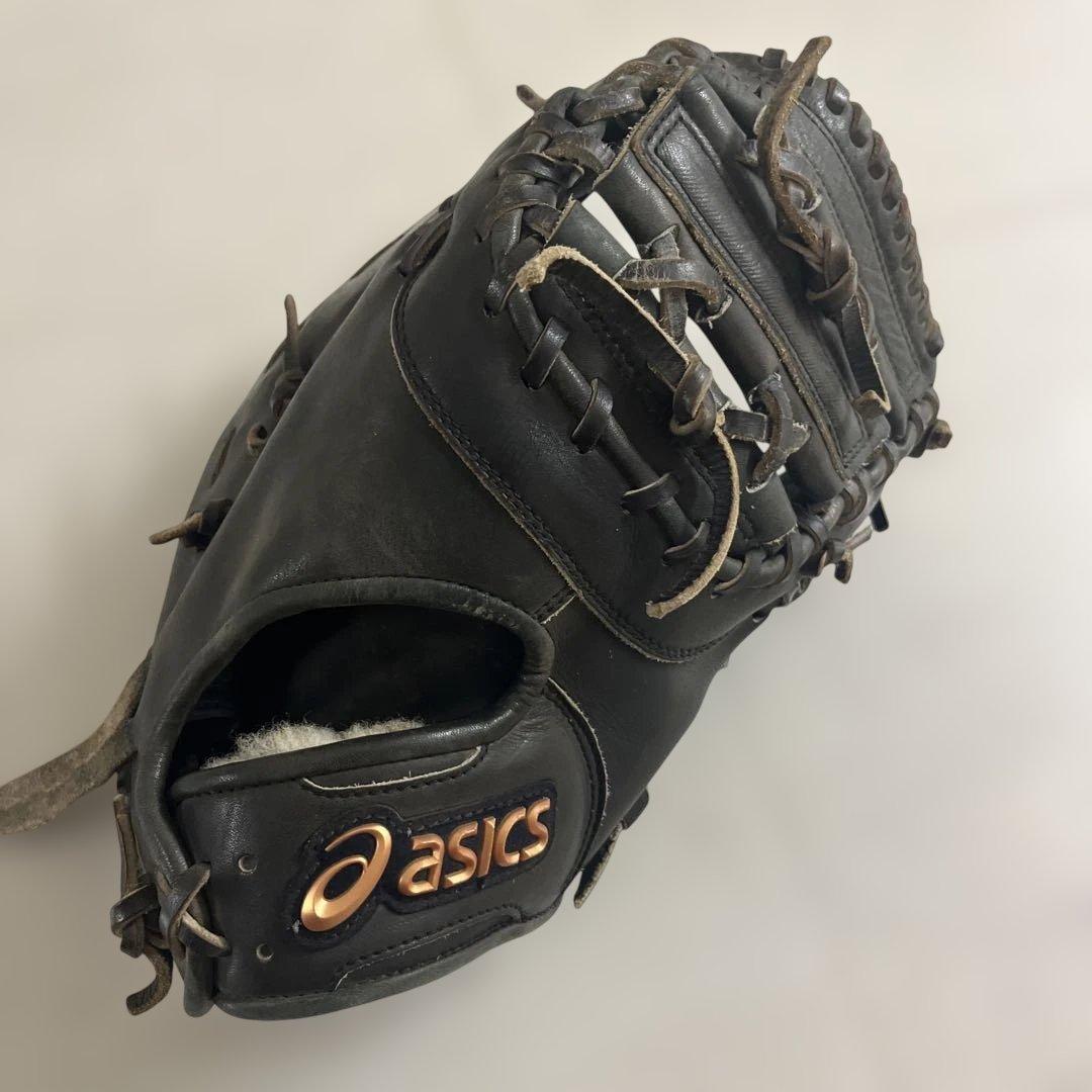 asics 硬式グローブ 黒ファーストミット 値下げ交渉⭕️