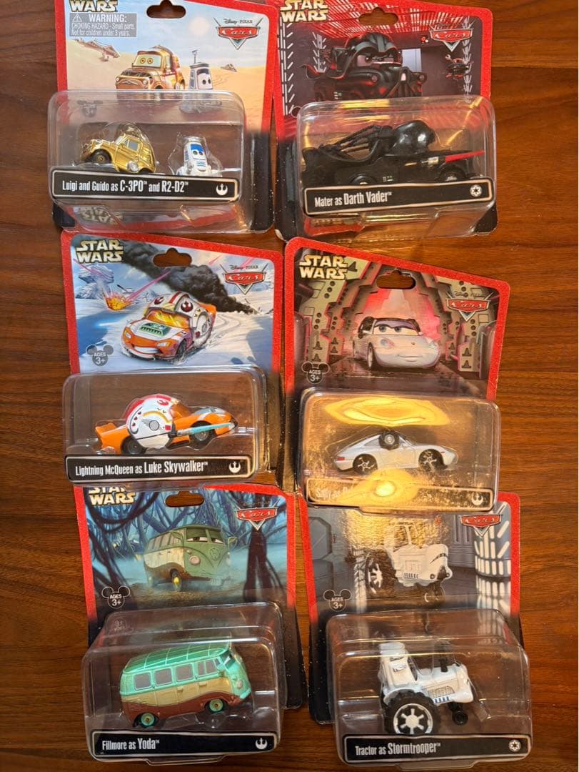 マテル　カーズ　スター・ウォーズ ミニカーセット