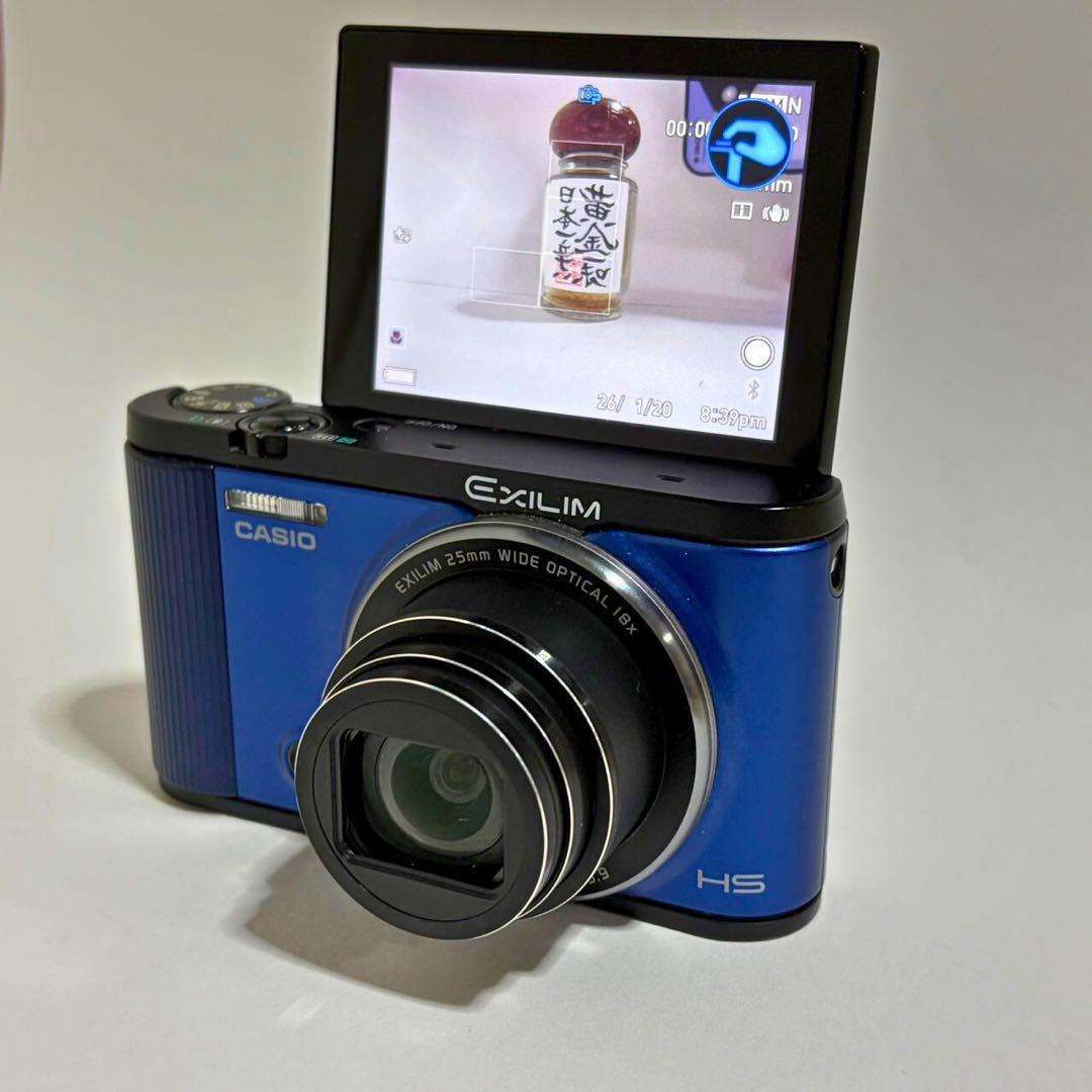 【美品・動作確認済】CASIO EX-ZR1600 デジカメ 自撮り Wi-Fi