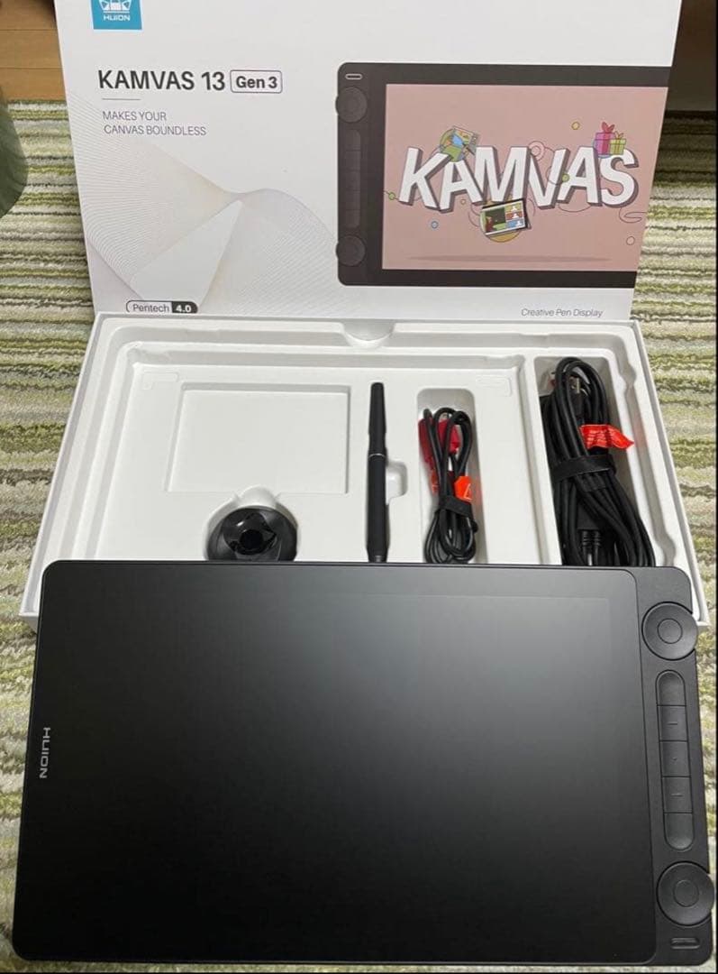 HUION KAMVAS 13 Gen 3 液晶ペンタブレット(液タブ)