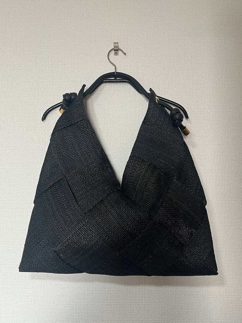 VIOLA d’ORO アバカメッシュバッグ　ブラック