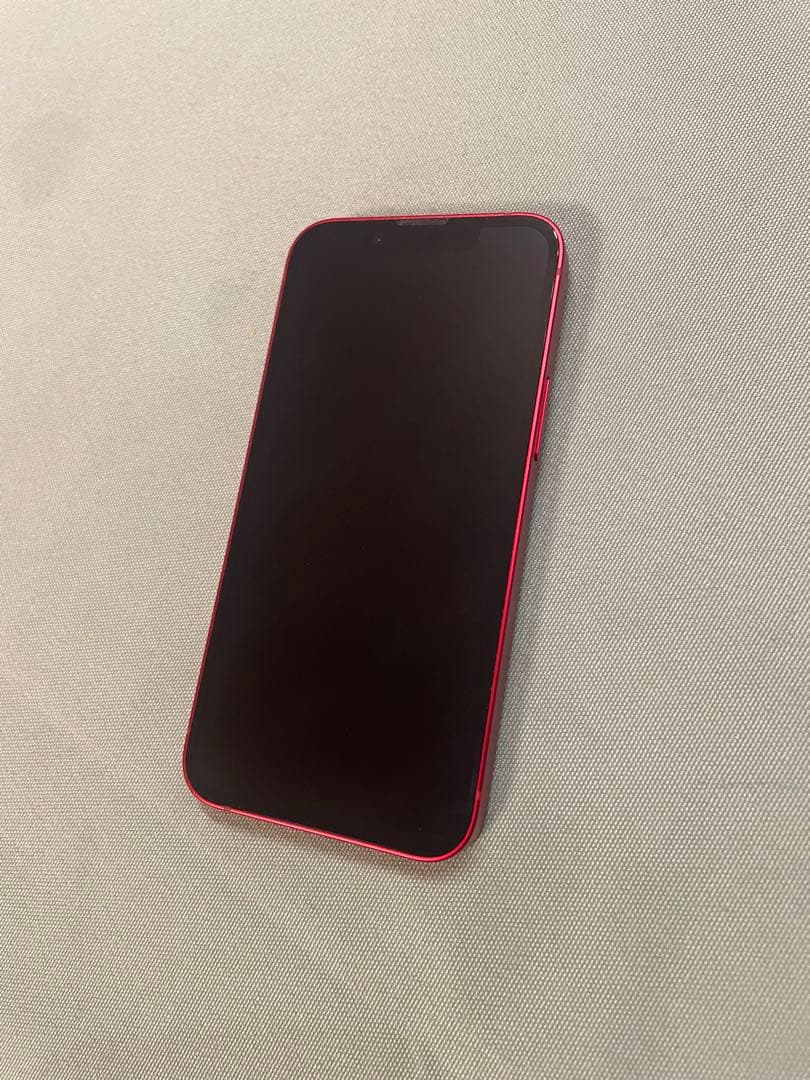 美品Apple iPhone 13 mini(レッド) 256GB本体　フリー