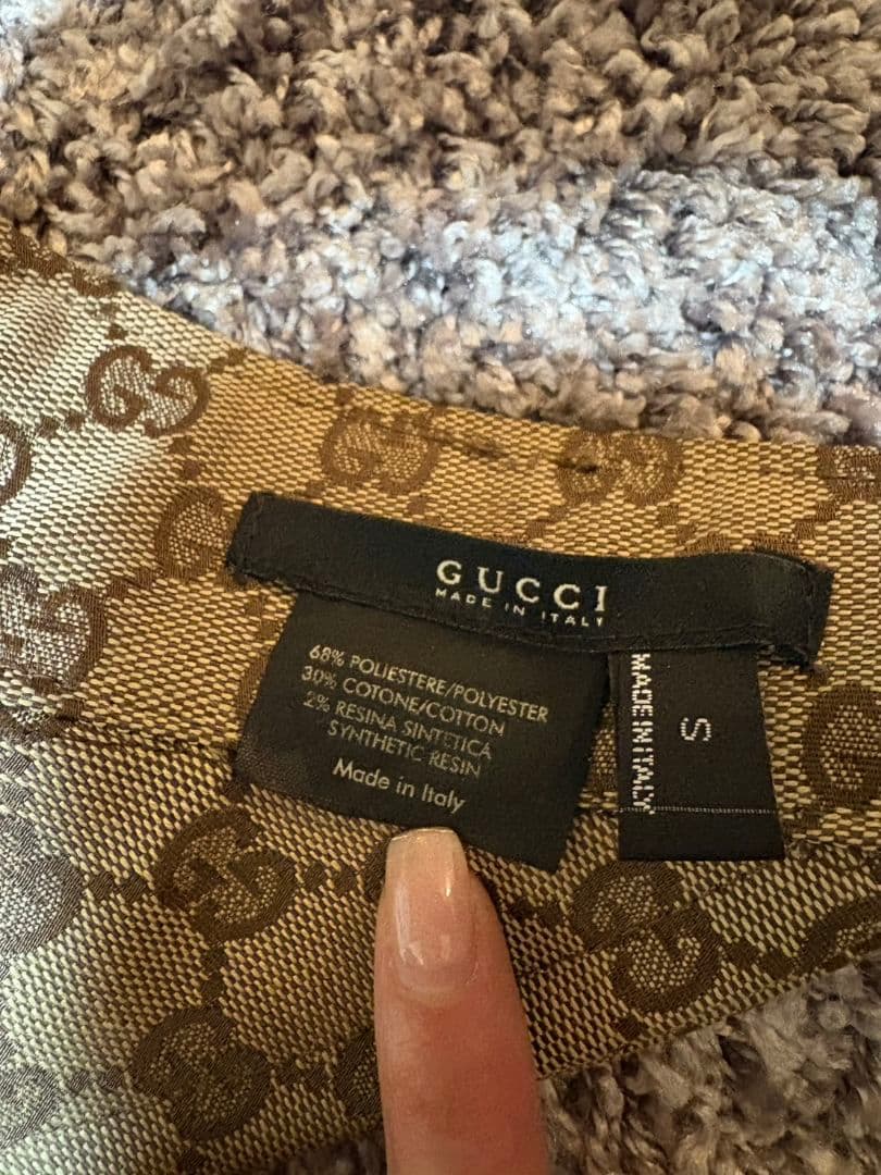 GUCCI GGパターン サンバイザー　正規品　ゴルフに！サイズS