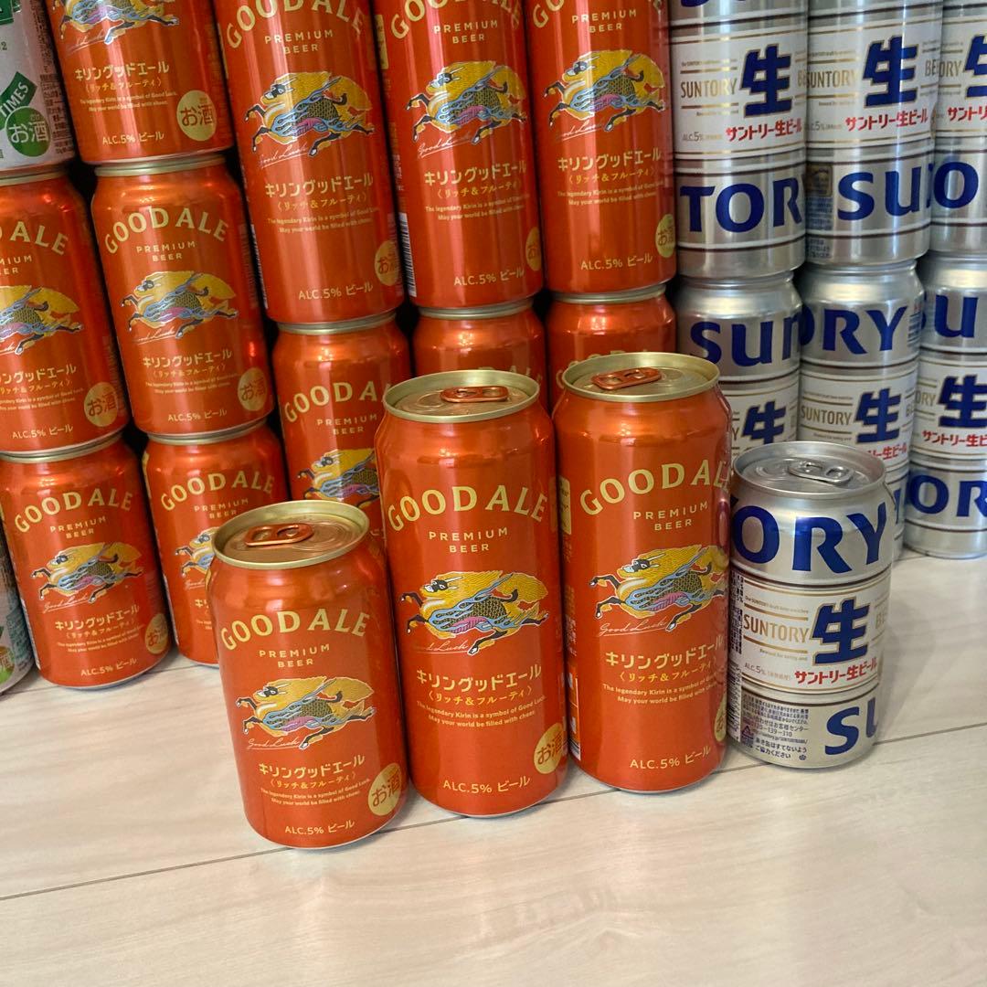 500缶含め34本　ビールまとめ売り　トリプル生　グッドエール　お酒詰め合わせ