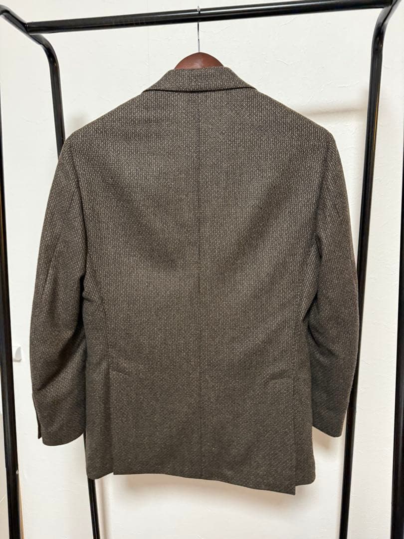 LARDINI ブラウン テーラードジャケット 46 ラルディーニ