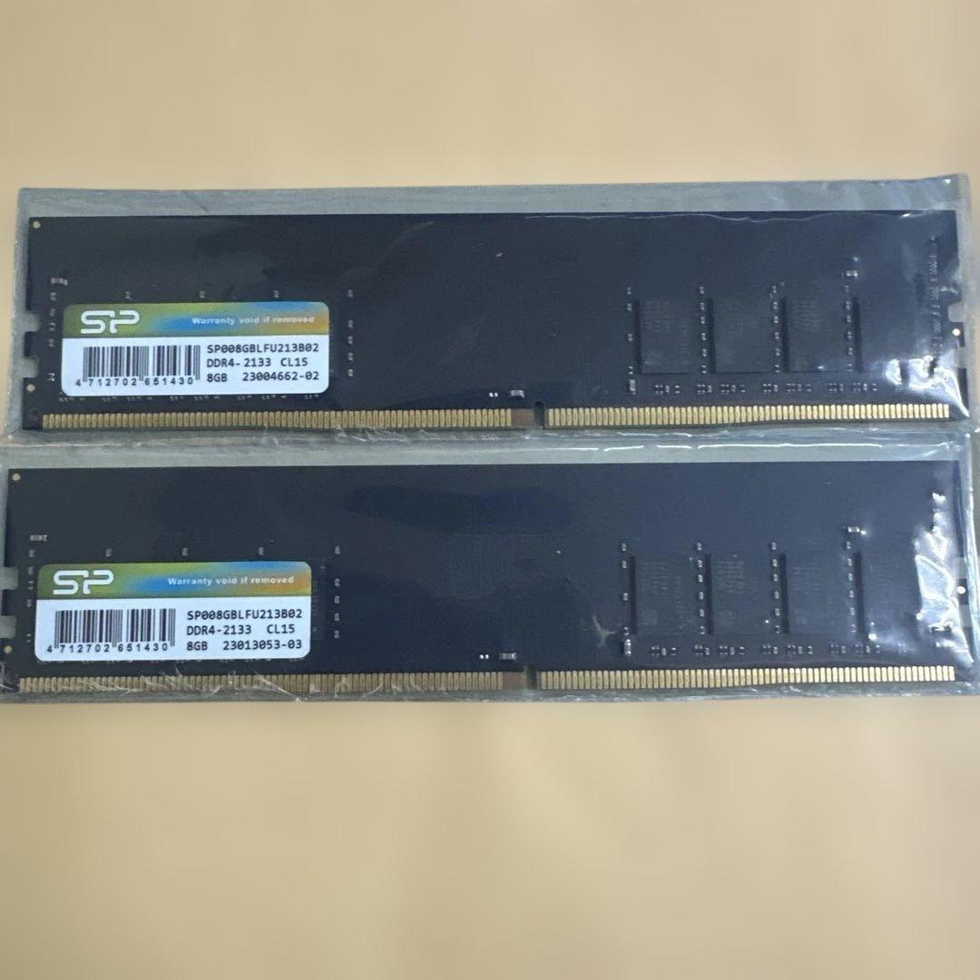 ⑧ 各社DDR4　16GB　（8GB*2）