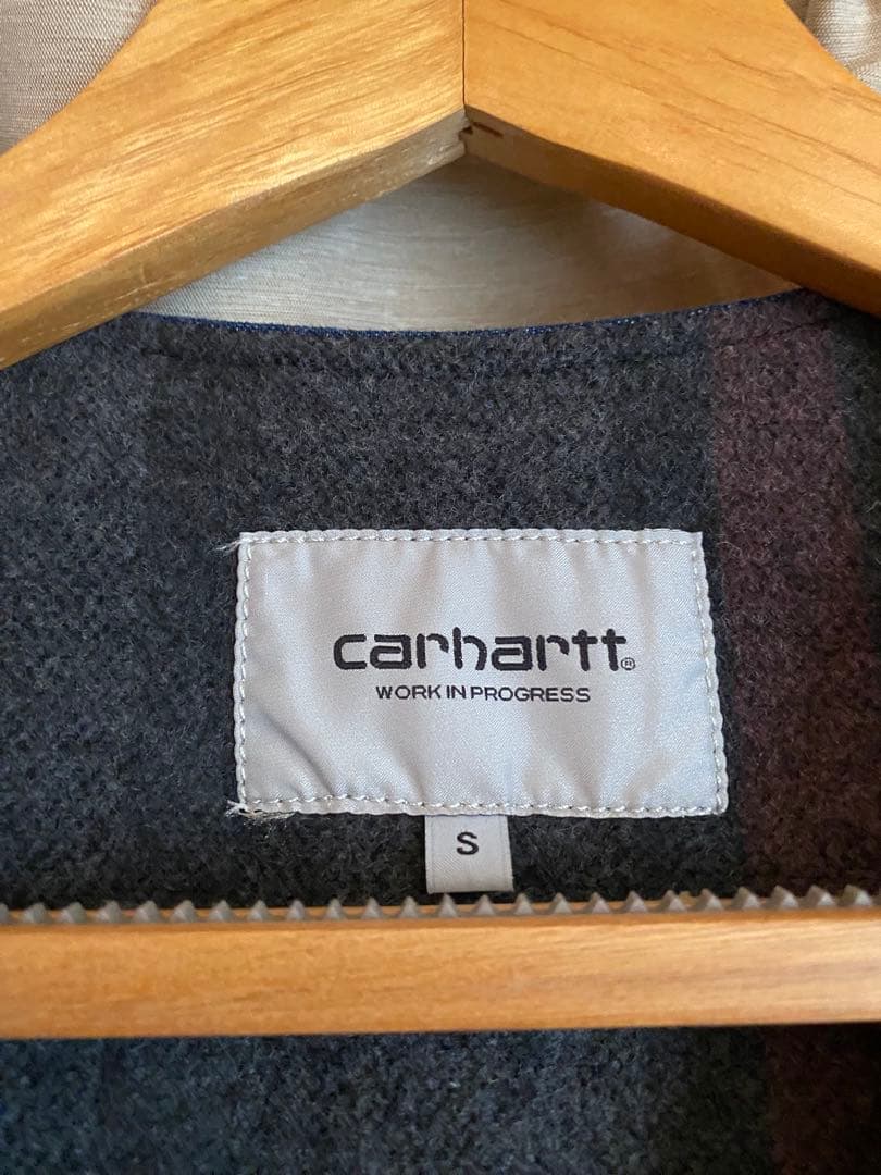 Carhartt ダークブルー デニム ベストSサイズ