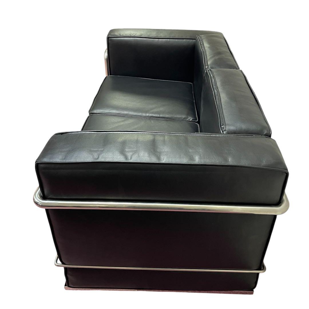 【引取対応限定】ル コルビジェ Le Corbusier LC2 2人掛けソファ