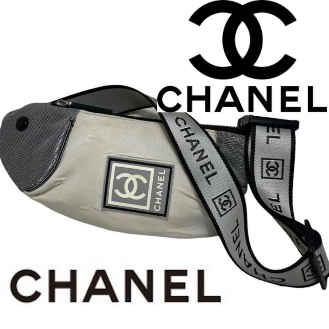 【極美品】CHANEL スポーツライン　ウエストポーチ　ココマーク