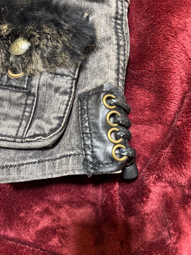 d.i.a[正規品]ファー付きグレーショートパンツ