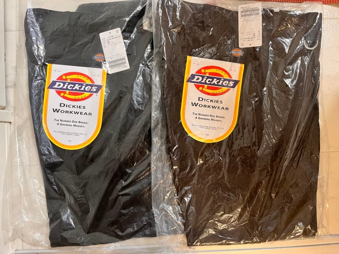 ディッキーズ別注 ピンタック ワイド スラックス（ブラック・ブラウン）