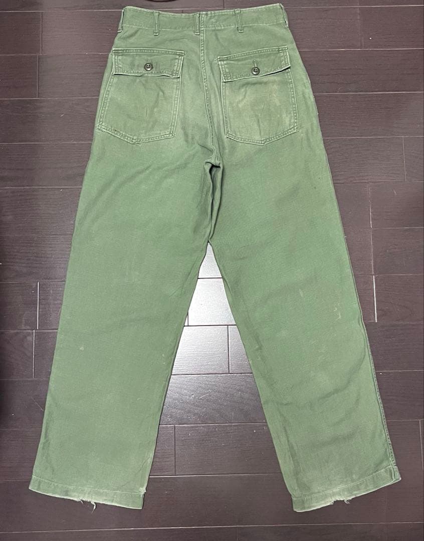 60s us army ベイカーパンツW30L33