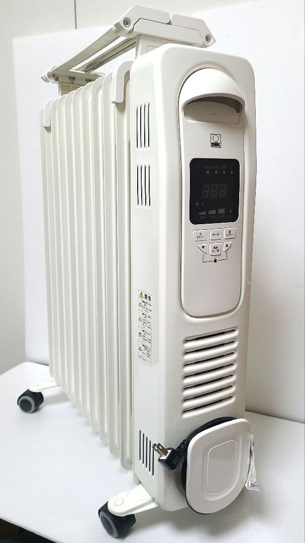 オイルヒーター DBK DRC121デジタル操作パネル付き 2020年製