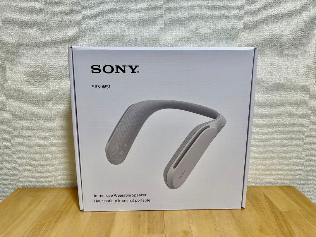 SONY SRS-WS1 ウェアラブルスピーカー ホワイト
