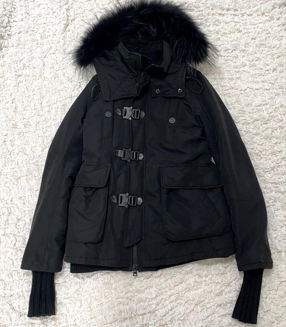 00s SLY N3B ラクーンファー　ボアライナー　モッズコート　y2k