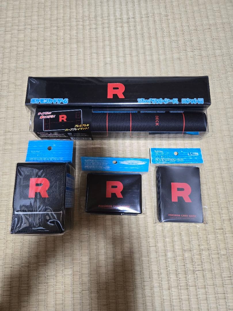 ロケット団の栄光 サプライセット プレイマット デッキシールド　Fデッキケース