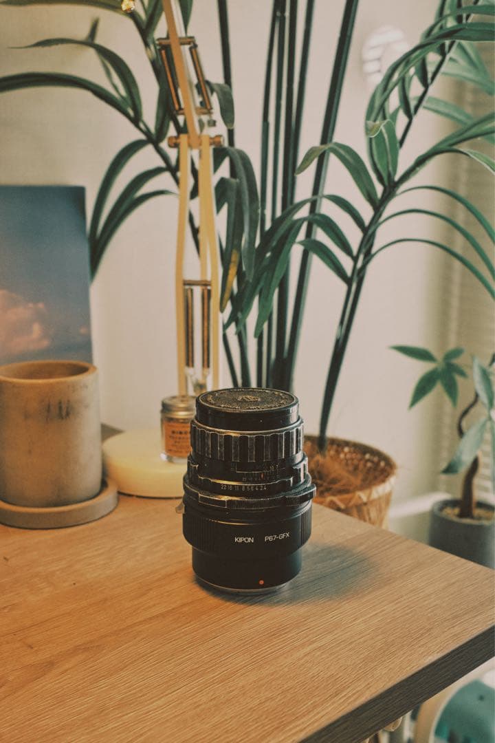 【Pentax】TAKUMAR/6X7 1:2.4/105 + マウントアダプタ